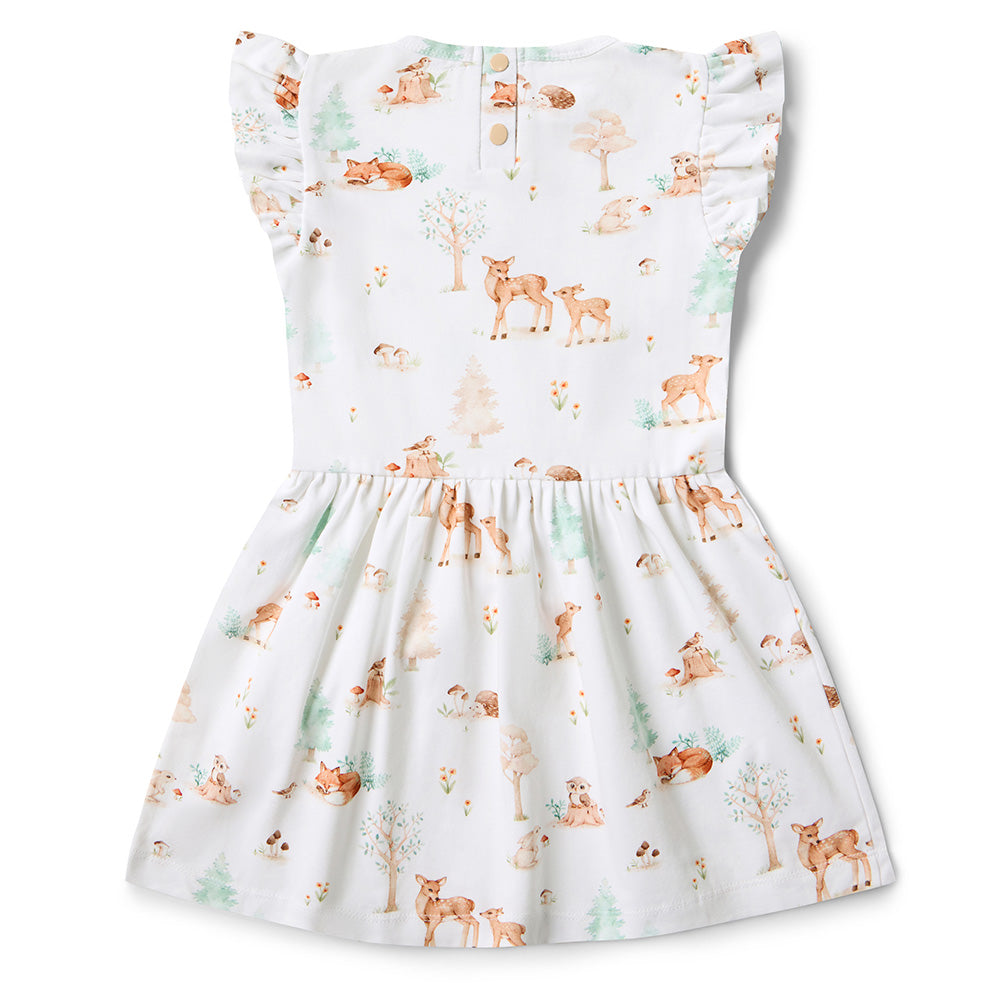 Woodland Tales Short Sleeve Organic Dress - View 11