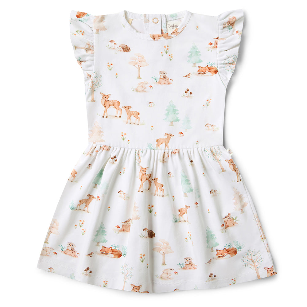 Woodland Tales Short Sleeve Organic Dress - View 16