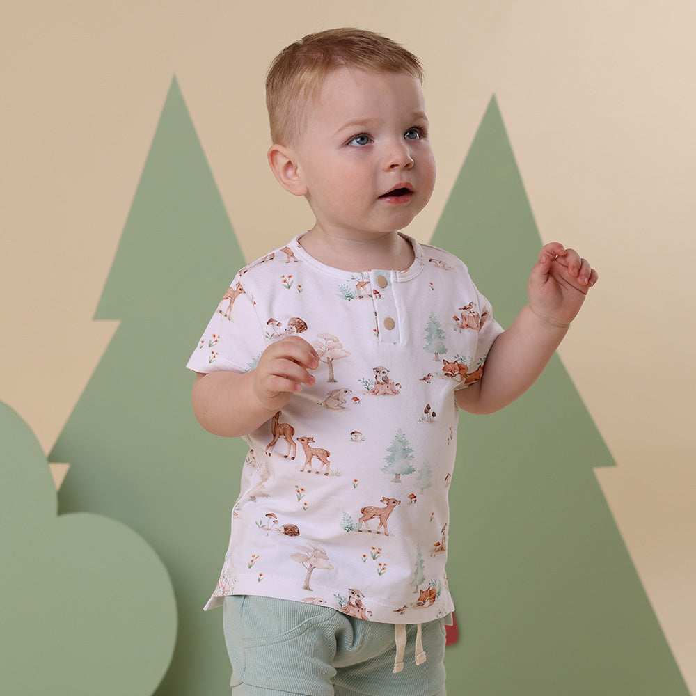 Woodland Tales Organic Short Sleeve Top - View 4